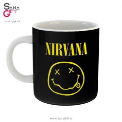لیوان طرح لوگو گروه موسیقی نیروانا – Nirvana