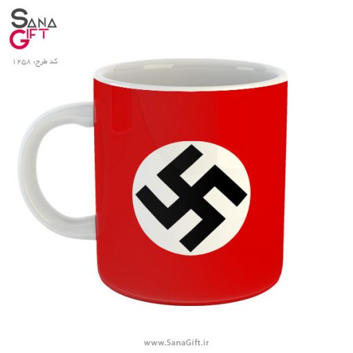 لیوان طرح پرچم نازی