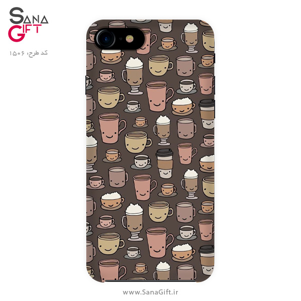 Case-1506 قاب موبایل طرح قهوه های کوچولو