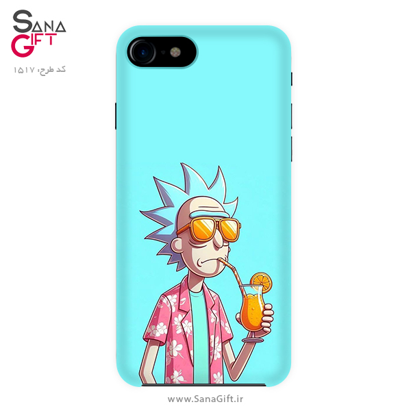 Case-1517 قاب موبایل طرح ریک سانچز تابستونی (Rick And Morty)