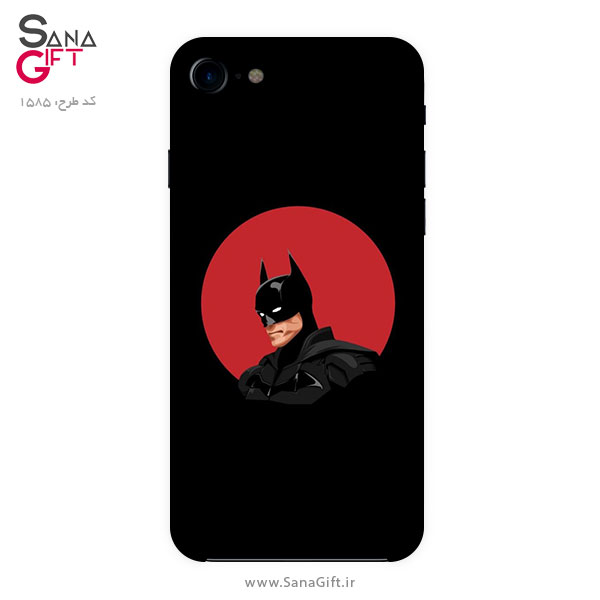 Case-1585 قاب موبایل طرح بتمن مشکی و قرمز