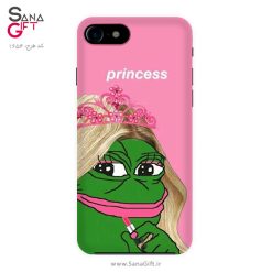 قاب موبایل طرح پپه قورباغه پرنسس