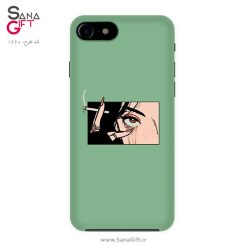 قاب موبایل طرح چشم دختر سبز