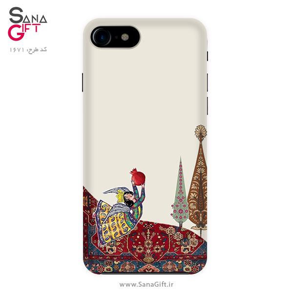 Case-1671 قاب موبایل طرح فرش و انار